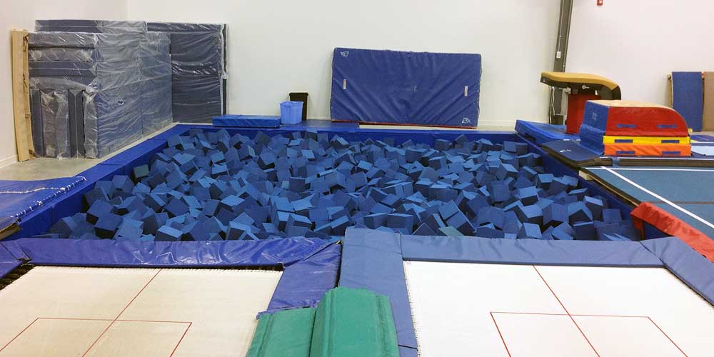 Gymnastics Foam Cubes & Pit Border